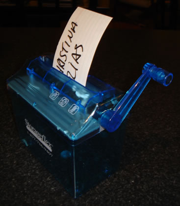 a shredder a shredder
